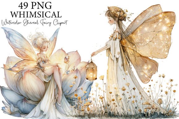 Download Whimsical Ethereal Fairy Clipart Bundle - Premium Resources